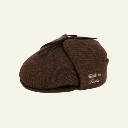 Le béret Sherlock en laine marron