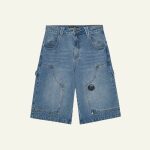 Carpenter Shorts Stonewashed Blue