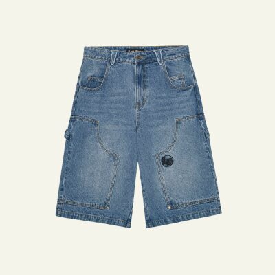 Carpenter Shorts Stonewashed Blue