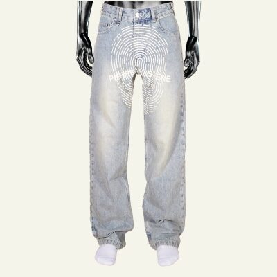 Fingerprint LightWash Denim - Light Blue