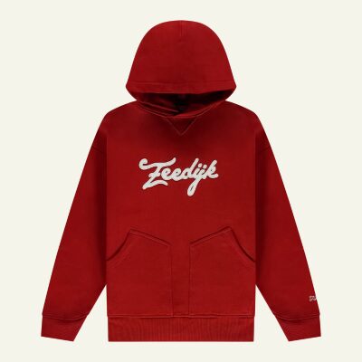 Zeedijk Double Pocket Hoodie Barbados Cherry