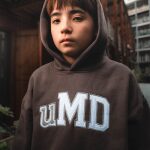 uMD University grey Hoodie – Image 2