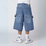 Carpenter Shorts Stonewashed Blue – Image 4