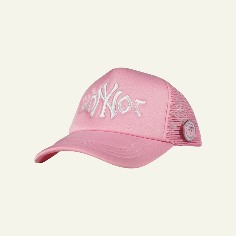 Casquette Baseball NY Rose Fluo Et Noire - Taille Unique - Streetwear Fun - Neuf Avec étiquettes - Unisexe