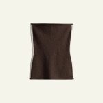 Bandeau Knit Top - Brown