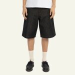 Raw denim baggy shorts – Image 3