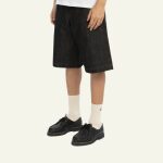 Raw denim baggy shorts – Image 4