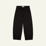 Le pantalon ballon noir en coton
