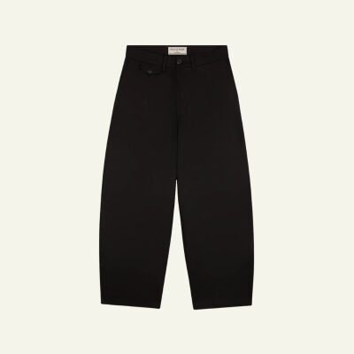 Le pantalon ballon noir en coton
