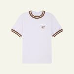 Le t-shirt en maille blanc