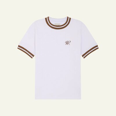 Le t-shirt en maille blanc