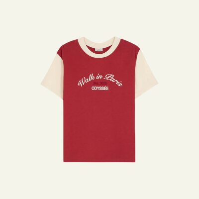 Odyssée burgundy t - shirt