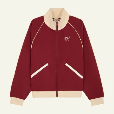 Signature Burgundy tracksuit Jacket