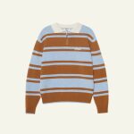 POLO EN MAILLE MARRON RUGBY