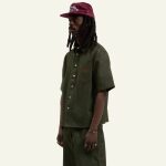 La chemise en denim brut vert – Image 2