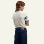 Le maillot de cycliste en maille bleu – Image 3