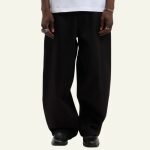 Le pantalon ballon noir en coton – Image 3