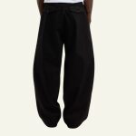 Le pantalon ballon noir en coton – Image 4