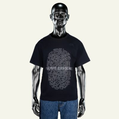 GLITTA℗ Fingerprint T-shirt - Black (2025)
