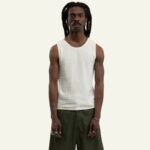 Beige Knit Tank Top – Image 2