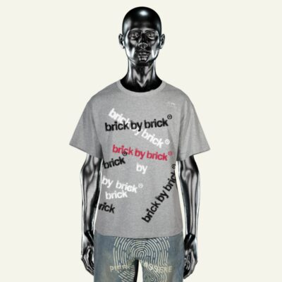 Brick By Brick℗ AllOver T-shirt - Heather Grey