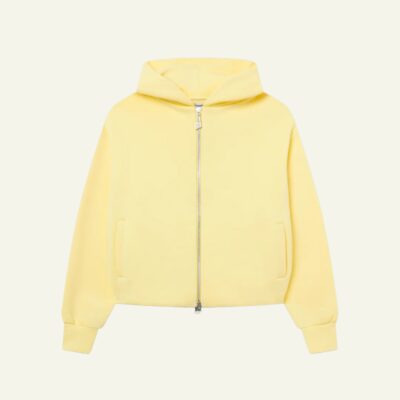 Two-Way Zip Hoodie Butter