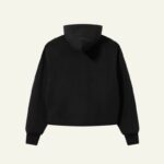 Two-Way Zip Hoodie Black – Image 2