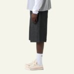 Japanese Raw Denim Shorts Black – Image 4