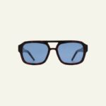 Kaya - Demi Tortoise (Blue Lens) Lunettes