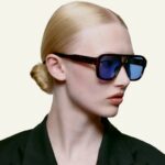 Kaya - Demi Tortoise (Blue Lens) Lunettes – Image 4