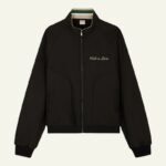 La veste de jogging héritage noire
