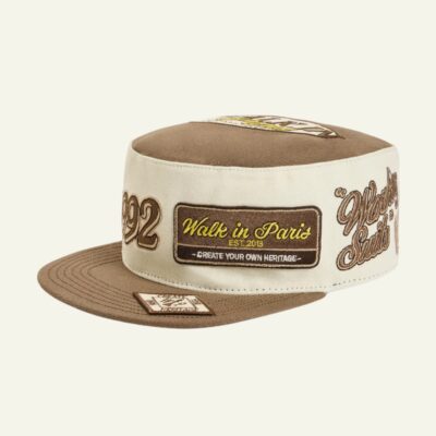 La casquette du Messager à patch marron