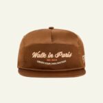 La casquette en nylon marron