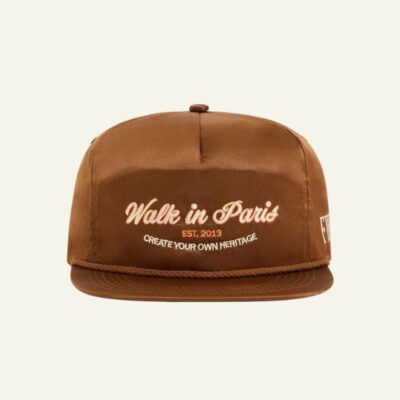 La casquette en nylon marron
