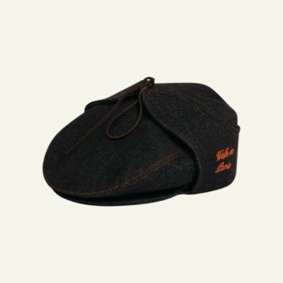 Raw denim Sherlock beret