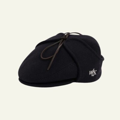 Le béret Sherlock en laine noir