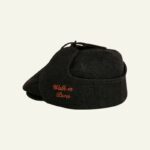 Raw denim Sherlock beret – Image 2