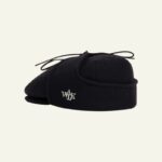 Le béret Sherlock en laine noir – Image 2