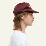 La casquette en nylon bordeaux – Image 4