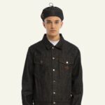 Raw denim Sherlock beret – Image 4
