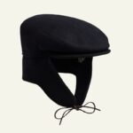 Le béret Sherlock en laine noir – Image 4