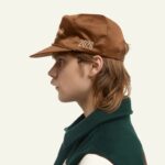 La casquette en nylon marron – Image 5