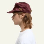 La casquette en nylon bordeaux – Image 5