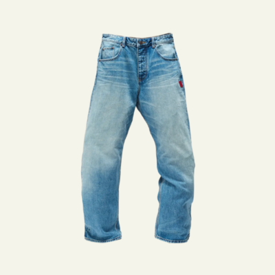9-Dots Relaxed Jeans Light Denim