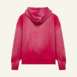 Airbrushed Big Logo Hoodie | Beetroot Purple Airbrushed Big Logo Hoodie – Image 2